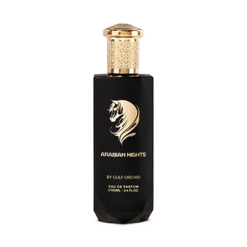 Gulf Orchid Arabian Nights Eau De Parfum Perfumes Oriental , Ambery Red Fruits, Saffron Tonka, Chocolate, Rose Musk, Ambergris, Sugary, Moss