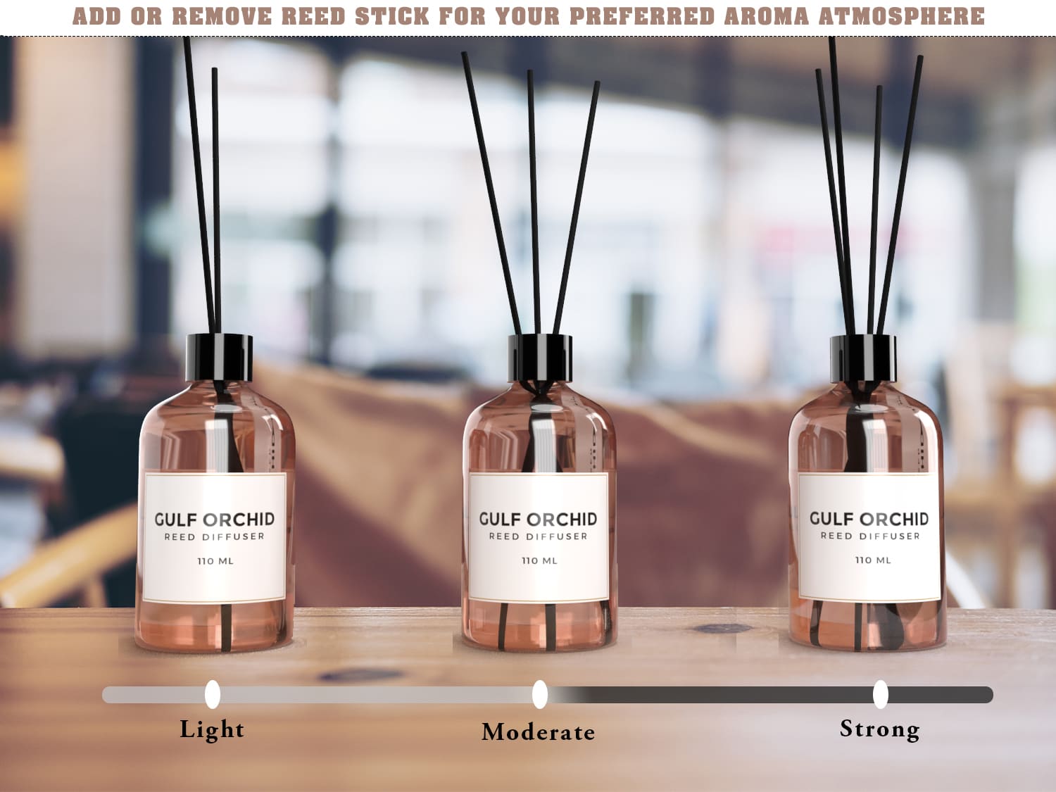 Gulf Orchid GRAPEFRUIT REED DIFFUSER Reed Diffuser