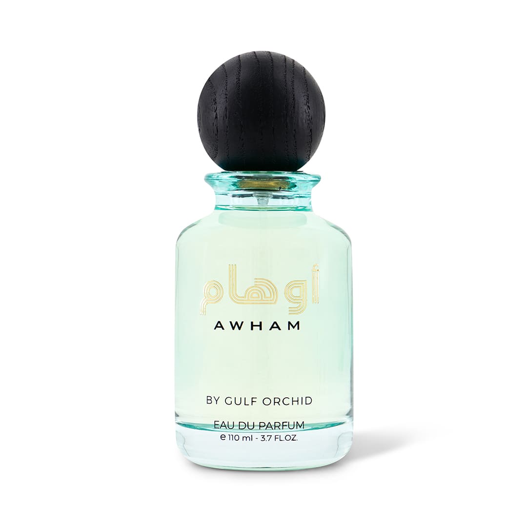 Gulf Orchid Awham Eau De Parfum Perfumes Citrusy , Spicy Bergamot, Lemon, Tea Ginger, Neroli, Rose Ambergris, Incense, Musk