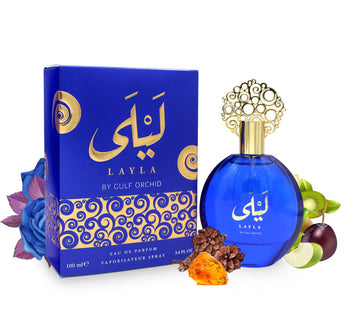 Gulf Orchid Layla Eau De Parfum Perfumes Fruity , Sweet Floral, Fruity Floral, Fruity, Woody Amber, Musk