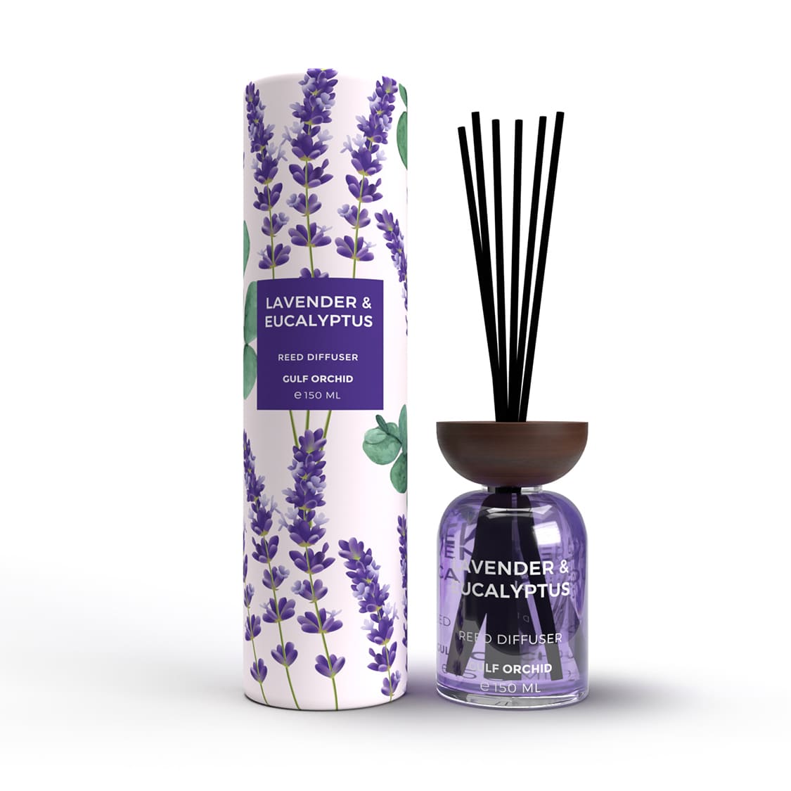 Gulf Orchid Lavender & Eucalyptus Reed Diffuser Eau De Parfum Reed Diffuser