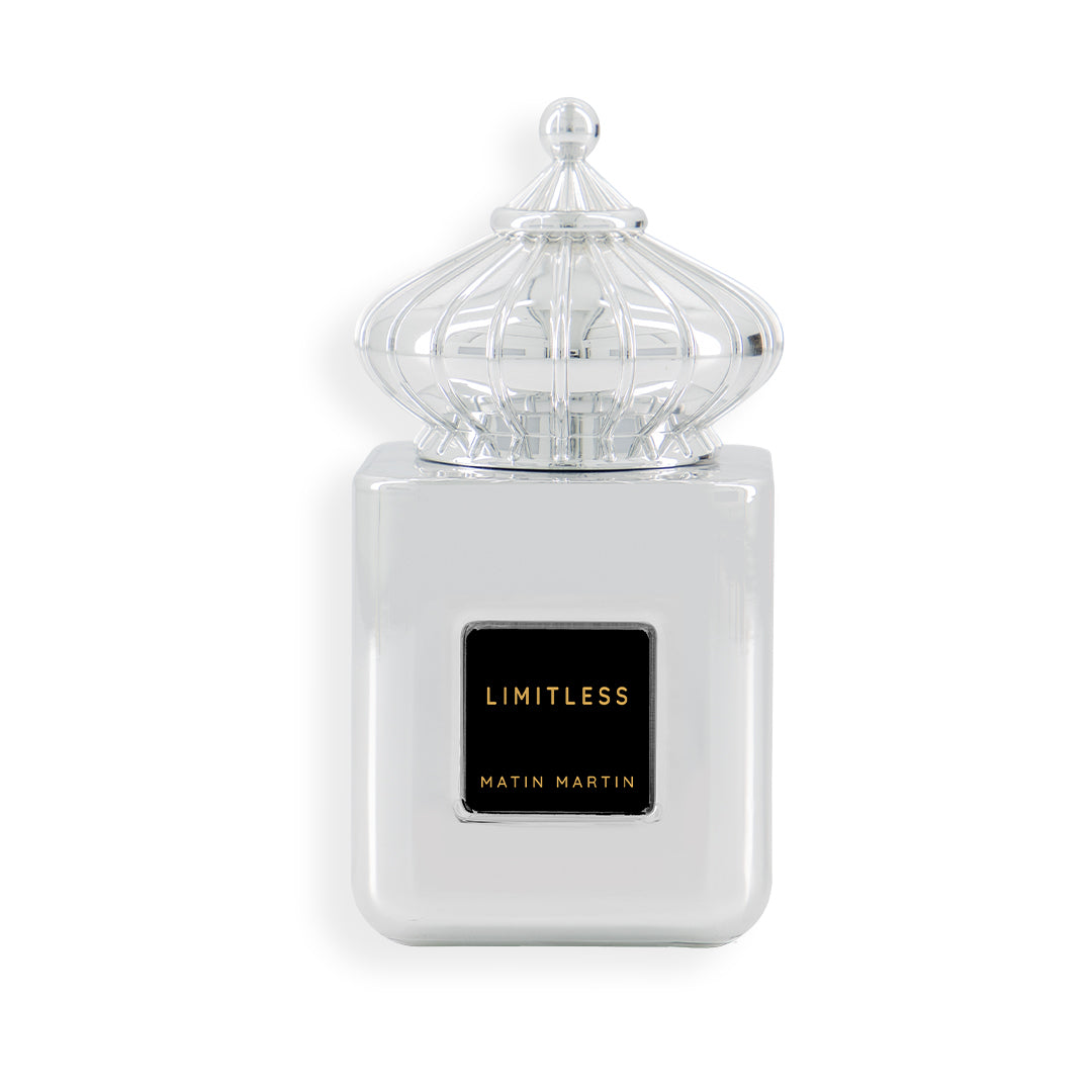 Matin Martin Limitless Eau De Parfum Perfumes Woody , Aromatic Juniper Berry, Blood Orange, Citruses Geranium, Pimento, Lavender Cedar, Vetiver, Patchouli