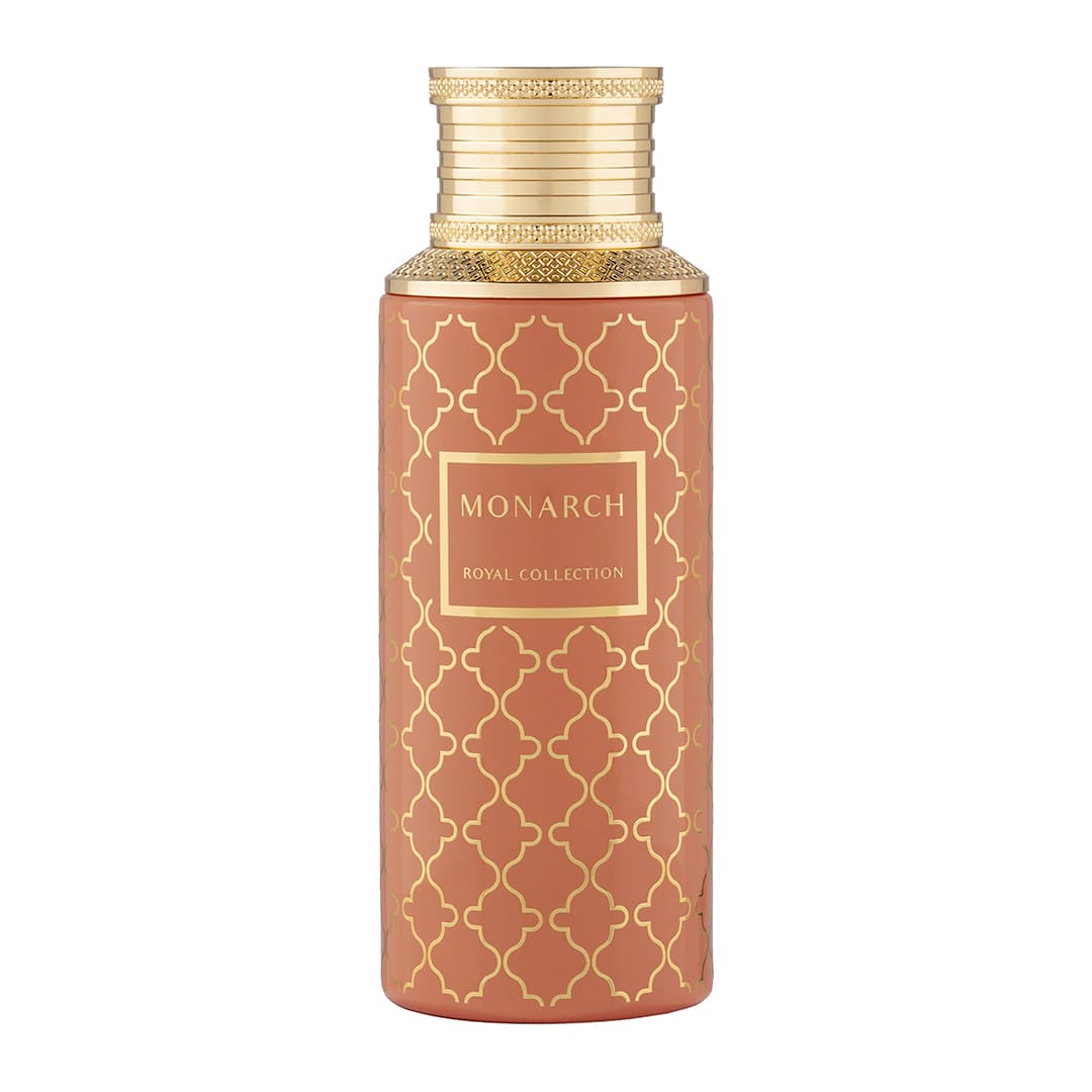 Maison Asrar Monarch Eau De Parfum Perfumes Woody, Fruity Cardamom, Peach, Cinnamon Jasmine, Milk, Coconut Heliotrope, Patchouli, Musk