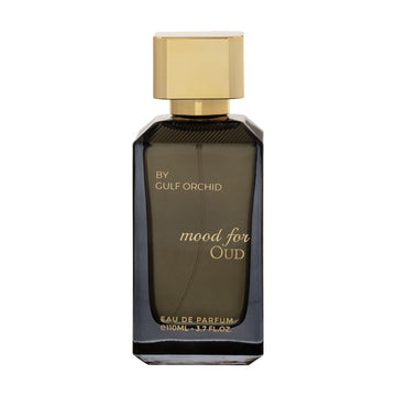 Gulf Orchid Mood For Oud Eau De Parfum Perfumes Woody , Ambery , Powdery Sugary Oud, Rose, Violet Vanilla, Tonka Bean, Sandalwood