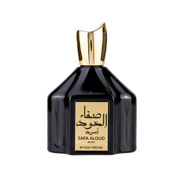 Gulf Orchid Safa Aloud Black Eau De Parfum Perfumes  Rose, Fresh Sweet  Wood ,  Citrusy,  Leather , Smoky  Labdanum ,  Musk , Amber