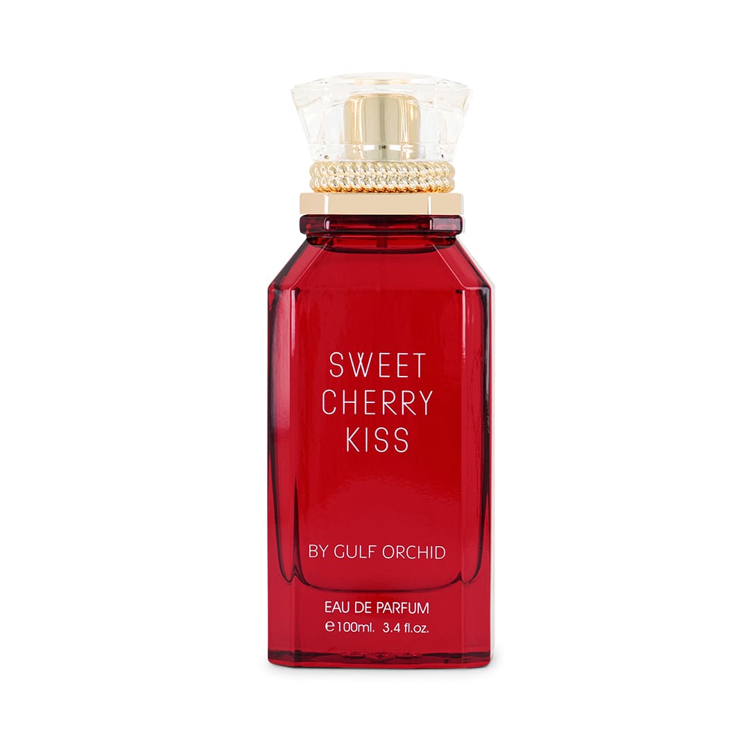 Gulf Orchid Sweet Cherry Kiss Eau De Parfum Perfumes Fruity , Floral Cherry, Raspberry, Bergamot Heliotrope, Vetiver, Rose Musk, Tonka, Vanilla, Sandalwood