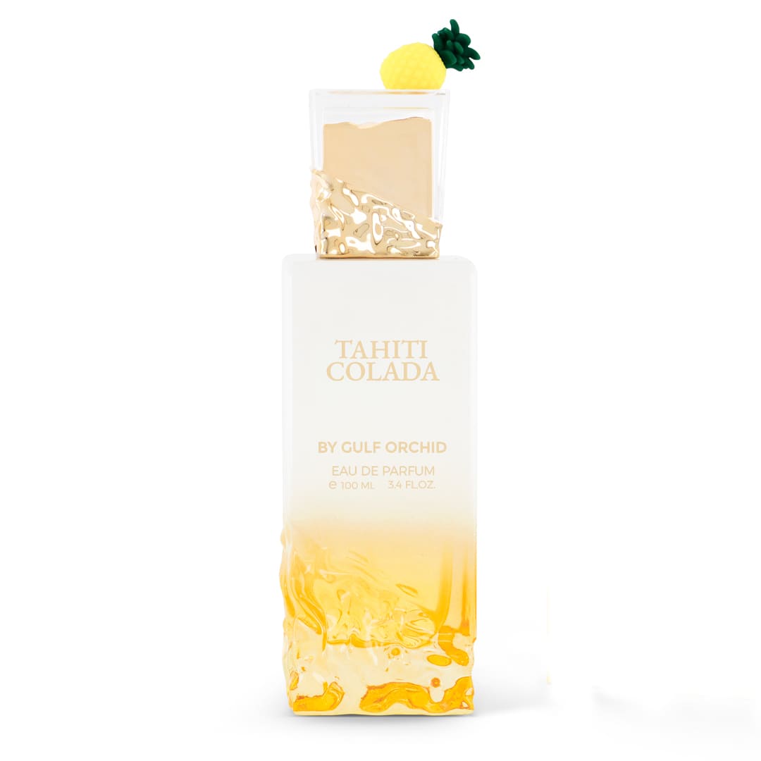 Gulf Orchid Tahiti Colada Eau De Parfum Perfumes Fruity , Floral Liquor, Aqueous, Coconut, Pineapple Tuberose, Coconut, Monoi Musk, Creamy, Vanilla, Sandalwood