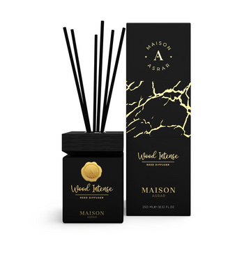 Maison Asrar Wood Intense Reed Diffuser Eau De Parfum Reed Diffuser