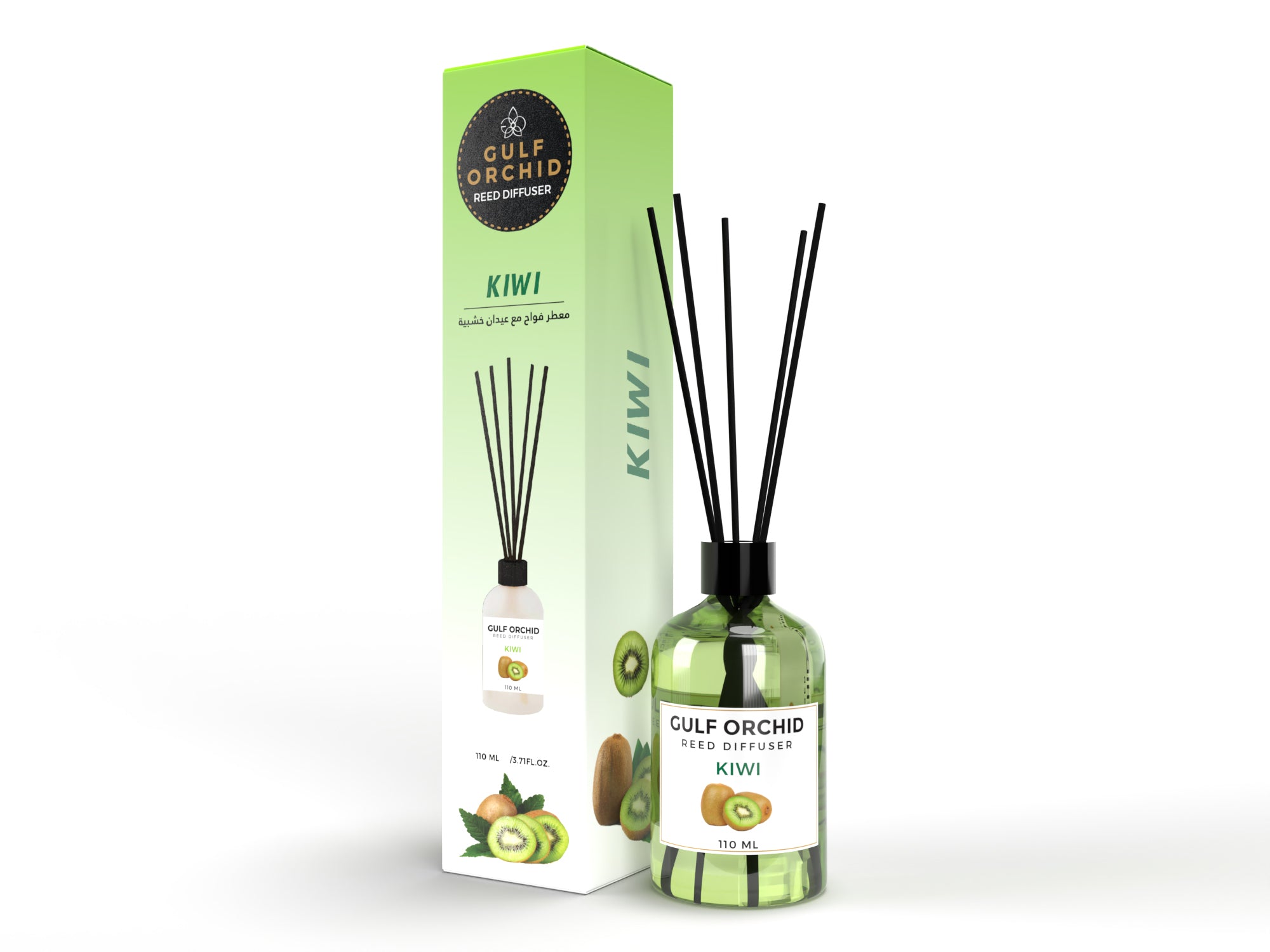 Gulf Orchid Kiwi Reed Diffuser 110 Ml